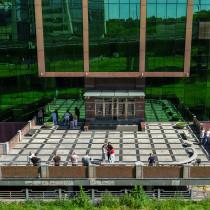 Вид входной группы снаружи Бизнес-центр «Барклай Плаза»