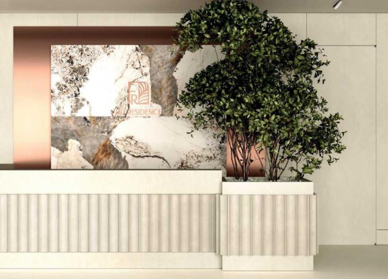 Fili Residence: Вид главного ресепшен здания