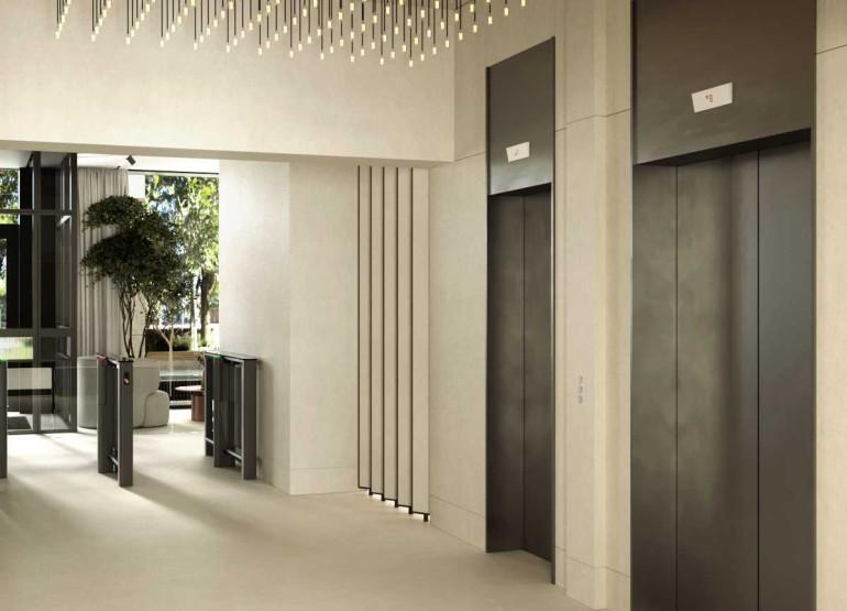 Fili Residence: Вид главного лифтового холла