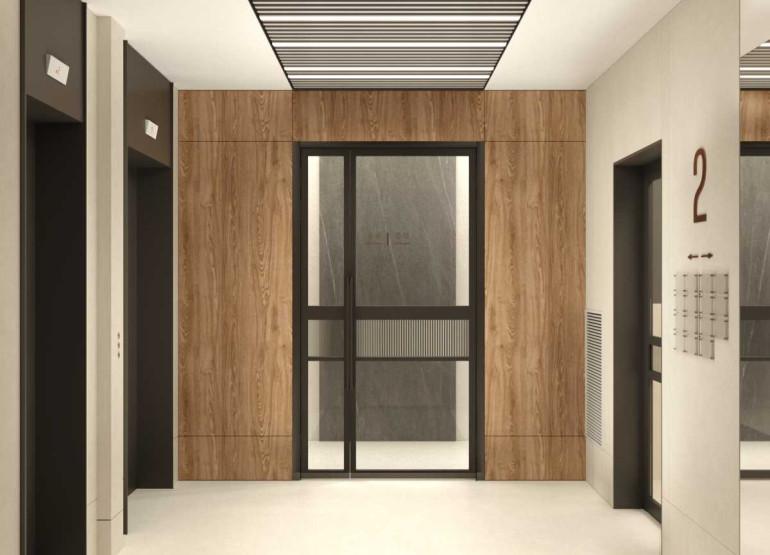 Fili Residence: Вид главного лифтового холла