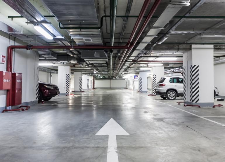 Парк Победы: Вид паркинга